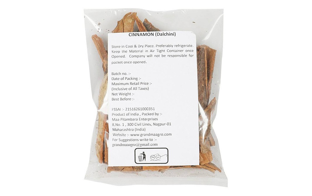 Grandma Agro Cinnamon Sticks    Pack  100 grams